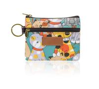 WisePoint Coin Purse, Waterproof Change Purse Coin Pouch with Zipper and Keyring, Cute Small Purses for Women and Girls, Change Bag Mini Storage Bag for Coin, Cards, Keys, Lipsticks (Green)