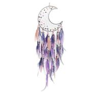 WisePoint Dream Catcher, Fairy Dream Catchers Room Decor with Feathers and Beads Pendant, Handwoven Bedroom Accessories Home Decor for Bedroom and Living Room Decoration (style 2)