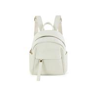 WisePoint Mini Backpack Made of Soft PU, Water-repellent Ladies Backpack, Multi Pockets Women Casual Daypacks for Traveling, Working or Shopping (Beige)