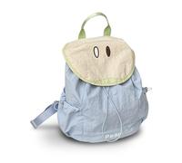 WisePoint Nylon Casual Daypacks, Commuter Backpack with Magnetic Snap and Adjustable Straps, Small Rucksack Women for Dating, Blue, Medium