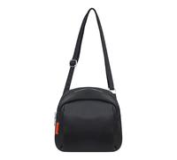 WisePoint Nylon Cross Body Bag, Lightweight Shoulder Bag with Adjustable Shoulder Strap and Zipper, Casual Small Black Bag for Travel, Shopping, Date and Daily Use (Black 1pc)