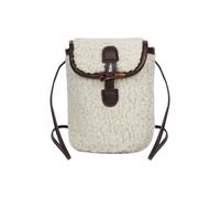 WisePoint Small Crossbody Bag for Women, Soft Shoulder Bag Over the Shoulder Bag, Retro Phone Bags Ladies Cross Body Bag with Toggle Button for Travelling, Party, Shopping (beige)