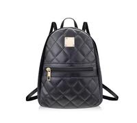 WisePoint Womens Backpack, PU Leather Mini Backpack Small Backpacks for Women and Girls, Versatile Women's Fashion Backpacks with Adjustable Strap for Party, Dating, Shopping (black)