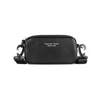 WisePoint Women's Cross-Body Bags, PU Leather Shoulder Bag Over Shoulder Bag with Detachable Shoulder Strap, Stylish Side Bags for Shopping, Travel, Walking, Dating (black)