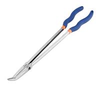 WISEPRO 16 Inch Extra Long Reach Needle Nose Pliers, 45°Angle for Wire Processing, Home Repairing