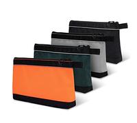 WISEPRO 4 Pack Zipper Tool Pouch, Heavy Duty Small Tool Bag, WaterproofUtility Tools Pouches, Multi Durable Storage Organizer