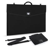 WISEPRO A1 Portfolio Case with Flap Closure & Dual Zippered Pockets (25"x37") -Soft-Sided, Waterproof PVC-Coated, Artwork Painting Folder Bag, Carrying Storage Bag for Canvas Paintings & Mounted Art