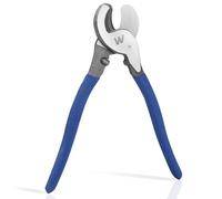 WISEPRO Cable Wire Cutters, Dual-use Cable Shears, Cable Cutters and Wire Stripper, for Thick Electrical Cable, Coax & Nylon Rope (10 Inch)