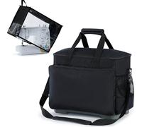 WISEPRO Sewing Machine Bag with Hard Bottom & Pockets - Includes Protective Cover, Handle & Shoulder Strap, Heavy Duty Sewing Machine Carrying Case,Fits Most Standard Singer, Brother, Janome Machines