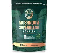 Wiseshrooms Nootropic Mushroom Complex Cognitive Support Capsules - 90 Capsules