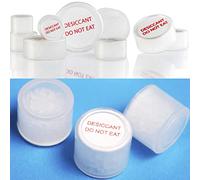 Wisesorb 0.5 Gram 200 Pack Silica Gel Canister, Silica Gel Capsules, Moisture Absorbers for Food Storage, Pharmaceutical Grade Desiccant Dehumidifiers