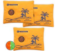 Wisesorb 200G x 3PCS Rechargeable Desiccant Packs for Storage, Reusable Dehumidifier Bags Color Indicating Silica Gel Desiccant Packets Moisture Absorbers for Safe Luggage 3D Filaments Electronics