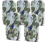 Wisesorb Gun Safe Dehumidifier 40 Gram Reusable Indicating Silica Gel Desiccant Canister- Camouflage Rechargeable Humidity Moisture Absorbs for Car Closet Cabinet Storage Box (5 Pack)