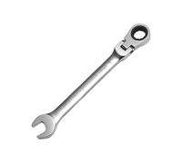 WISEUP Flexible Combination Wrench,13mm Ratchet Spanner, 2 in 1 CR-V Forged Spanner, Adjustable Head Socket Wrench, Anti-Bending Hand Tools