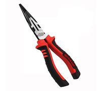 WISEUP Professional Long Nose Pliers, Industrial CR-V 200mm Pliers, Non-slip Rust-proof Flat Nose Pliers, Ergonomic Handle Long Nose Pliers, Multi-functional Needle-nose Pliers (200MM)