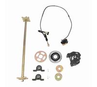 WiseZythum 19PCS 850mm Go Kart Rear Live Axle Kit with Brake Assembly Sprocket Disc and Chain for 50cc 70cc 90cc ATV Quads, 33.4 Inch Rear Axle Shaft Kit Compatible with Atomik Motowork DHZ L