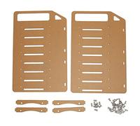 WiseZythum DIY Acrylic Hard Drive Bracket, Multi Layer 3.5in Hard Disk Rack with Accurate Mounting Holes, Includes Fan Brackets and Screw Kit for Desktop PC Cooling (8 Layers)