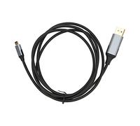 WiseZythum USB C to DisplayPort Adapter 4K 60Hz 10Gbps, Type C to DP Converter for Pro XPS Pro Tablets, Aluminium Alloy Housing with Gold - Plated