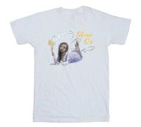 Wish Boy's Shine On Asha Lying Cotton T-Shirt in White | Size: 5-6 Years Wish White 5-6 Years