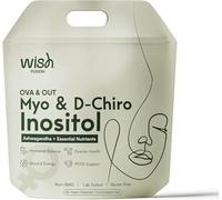 Wish Fusion Inositol PCOS Supplement Hormone Balance for Women | Myo Inositol D Chiro Inositol for Ovarian Health, Mood & Energy 2000 mg + Ashwagandha & Nutrients - 60 Vegan Capsules