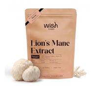 Wish Fusion Lions Mane Supplement for Focus & Nervous System, Mushroom Supplement for Concentration & Boost Mental Clarity Lion's Mane with Vitamin B1 & Black Pepper