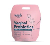 Wish Fusion Vaginal Probiotics for Women | 20 Billion CFU, 10 Strains Probiotics for Gut Health pH Balance, Yeast & Odor Control Feminine & Urinary Health Support Acidophilus Probiotic 60 Capsules