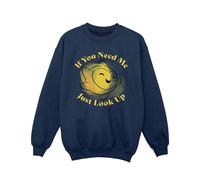 Wish Girl's If You Need Me Just Look Up Sweatshirt in Navy | Size: 9 Years Wish Navy 9 Years