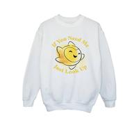 Wish Girl's If You Need Me Just Look Up Sweatshirt in White | Size: 9 Years Wish White 9 Years