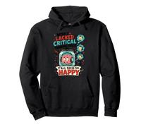 Wish I Lacked Critical Thinking Skills Brain Pullover Hoodie