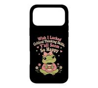 Wish I Lacked Critical Thinking Skills Funny Frog Women's Case for iPhone 17 Pro Max