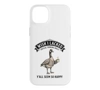 Wish I Lacked Critical Thinking Skills Funny Sarcastic Goose Case for iPhone 14 Plus