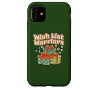 Wish List Warriors Stacked Presents Christmas Season Retro Case for iPhone 11