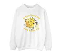 Wish Men's If You Need Me Just Look Up Sweatshirt in White | Size: XL Wish White XL
