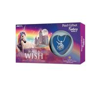Wish Pearl Kit Creations Kit, Pendant Necklact, Cultured Pearl Oyster Necklace with Box Pearl in Oyster for Girl Women - Unicorn 6684