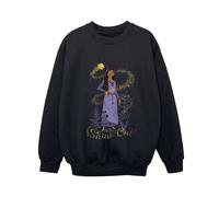 Wish Shine On Asha Standing Sweatshirt in Black | Size: 5-6 Years Wish Black 5-6 Years