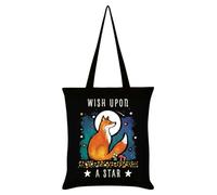 Wish Upon A Star Black Tote Bag
