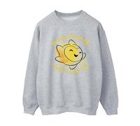 Wish Women's If You Need Me Just Look Up Sweatshirt in Grey | Size: XL Wish Grey XL