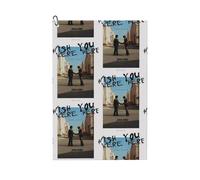 (Wish You Were Here Pink Floyd_9855) Golf Towel Funny Printed Cristmas Gift for Men Women Husband Dad Mom Birthday Golfers Fan