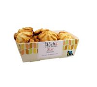 Wish4 Fairtrade Star Biscuits, 220g, Pack of 12
