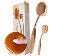 WISHAR Self-Tan Back Applicator - Self Tanner Brushes - Body and Face Kabuki Brush Applicator for Fake Tan, Lotion, Makeup, and Sunscreen, Back Brush Applicator for Sunless Tanner and cream