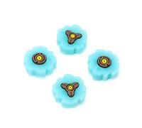WISHAVEN Joycon Thumb Grip Caps for Nintendo Switch, Luminous Silicone Soft Joystick Cover Compatible with Nintendo Switch/OLED/Lite Controller, 4PCS - Zelda Lost Ruins