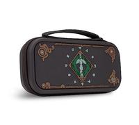 WISHAVEN Zelda Luminous Silicon Carry Case Compatible with Nintendo Switch/Switch OLED Case with Ergonomic Grip- Portable Hardshell Slim Travel Carrying Case, Storage Switch Accessories (Zelda Lost