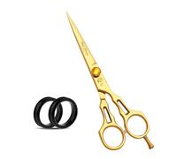 Wishbeauty 6" Hairdressing Scissors, Hair Cutting Scissor for Professional Hairdressers, Barber Stainless Steel Scissors for Hair Cutting, Sharp Hair Scissors for Women, Men, Children