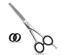 Wishbeauty 6" Professional Hair Thinning Scissors - Sharp Stainless Steel Texturizing Shears for Barbers & Stylists - Precision Blending Scissors for Men, Women & Home Haircuts