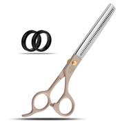 Wishbeauty 7.5 Inches Professional Pet Grooming Thinning Scissors, Stainless Steel Straight & Curved & Thinning & Chunker Shears/Scissors Set for Dog Cat and More Pets (7.5 Inch-Thinning Scissors)