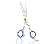 Wishbeauty 7" Professional Hair Cutting Scissors - Japanese Stainless Steel Barber Shears with Adjustable Tension Screw