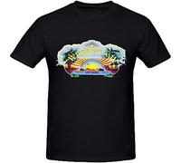 Wishbone Ash Live Dates Mens Soft Classic Short-Sleeve Round Neck T-Shirt Black