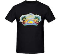 Wishbone Ash Live Dates T-Shirt Man's Fashion Black Unisex Tees