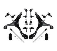Wishbone Control Arm Compatible With CR-V 2WD 2002 2003 2004 2005 2006 Front Lower Control Arms Sway Bar End Link Ball Joints Suspension Arms Kits K640399 K640400
