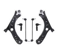 Wishbone Control Arm Compatible With For Beetle 2012-2019 For Passat 2012-2021 Forward Lateral Link Front Lower Control Arms Tie Rods Sway Bar CMS70180 CMS70181
